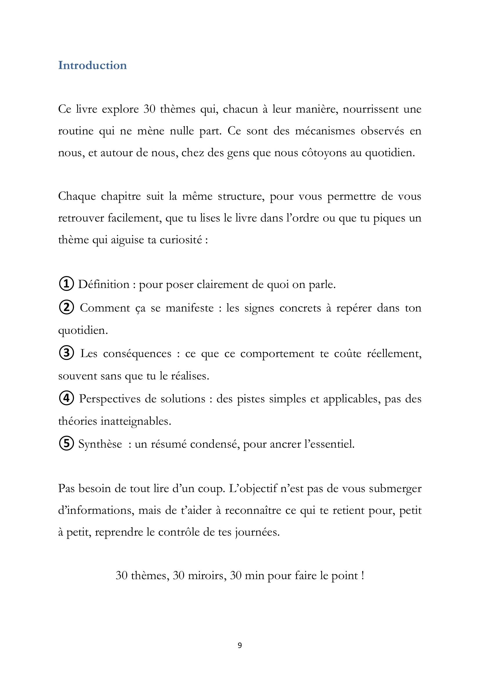 Aperçu de la page 9 de Routine 30